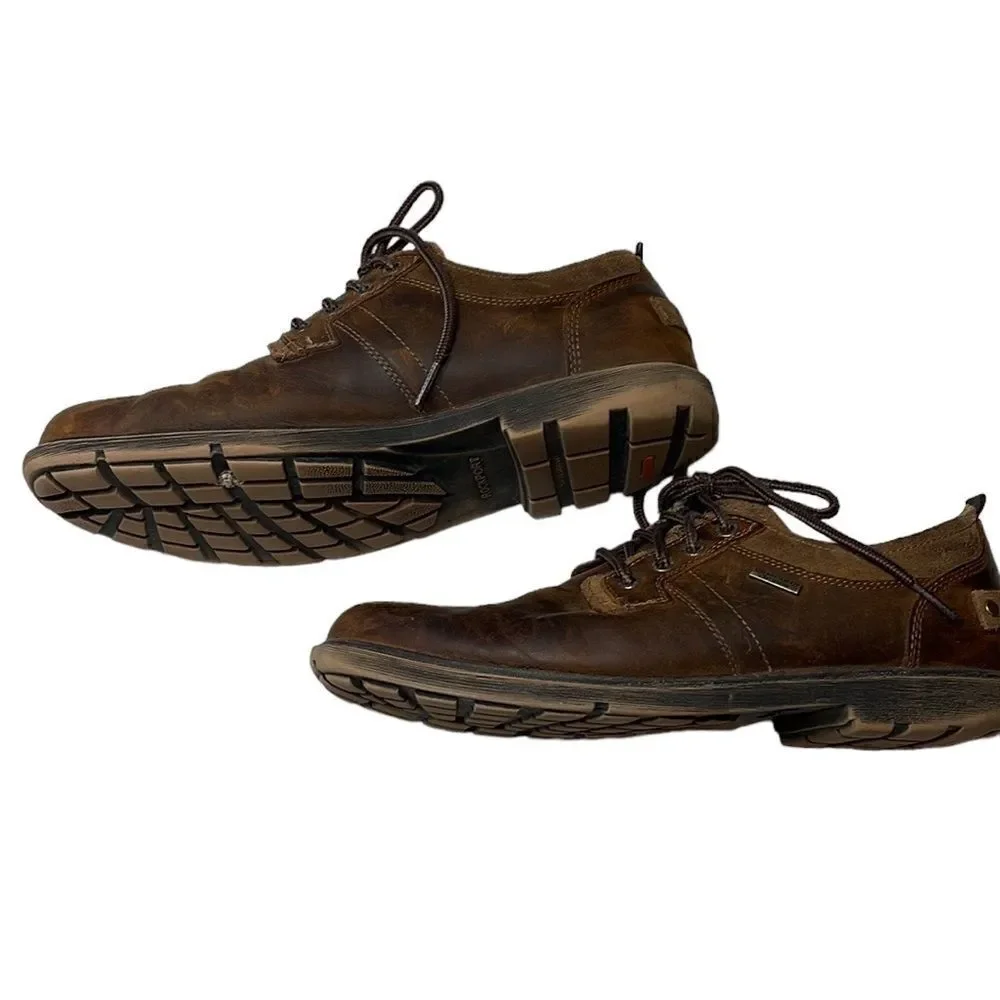 Rockport Hydro-Sheild Waterproof Rugged Bucks II Leather Oxfords. Size 10.